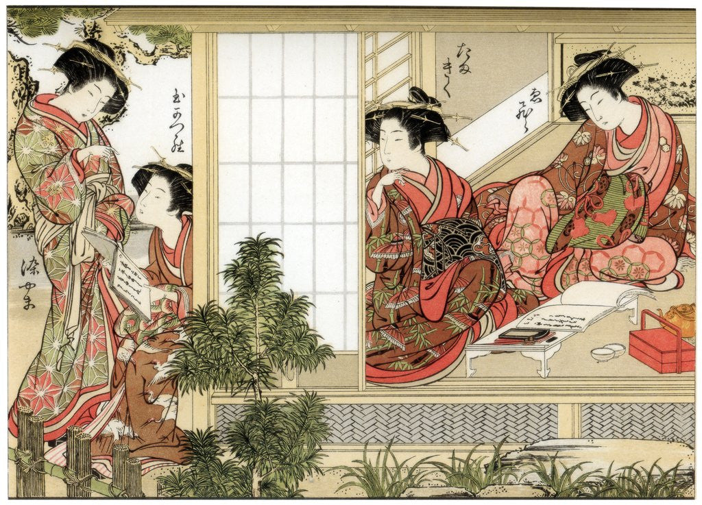 Detail of Japanese Beauties by Corbis