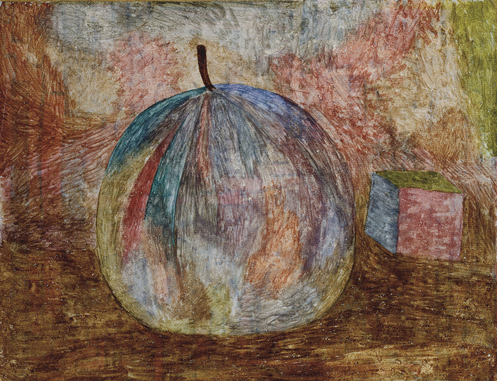 Detail of Kunstliche Frucht (Recto) by Paul Klee