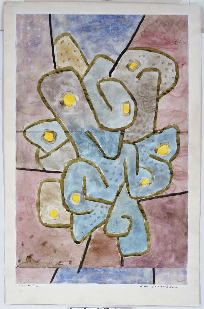 Detail of The Lemon Tree by Paul Klee