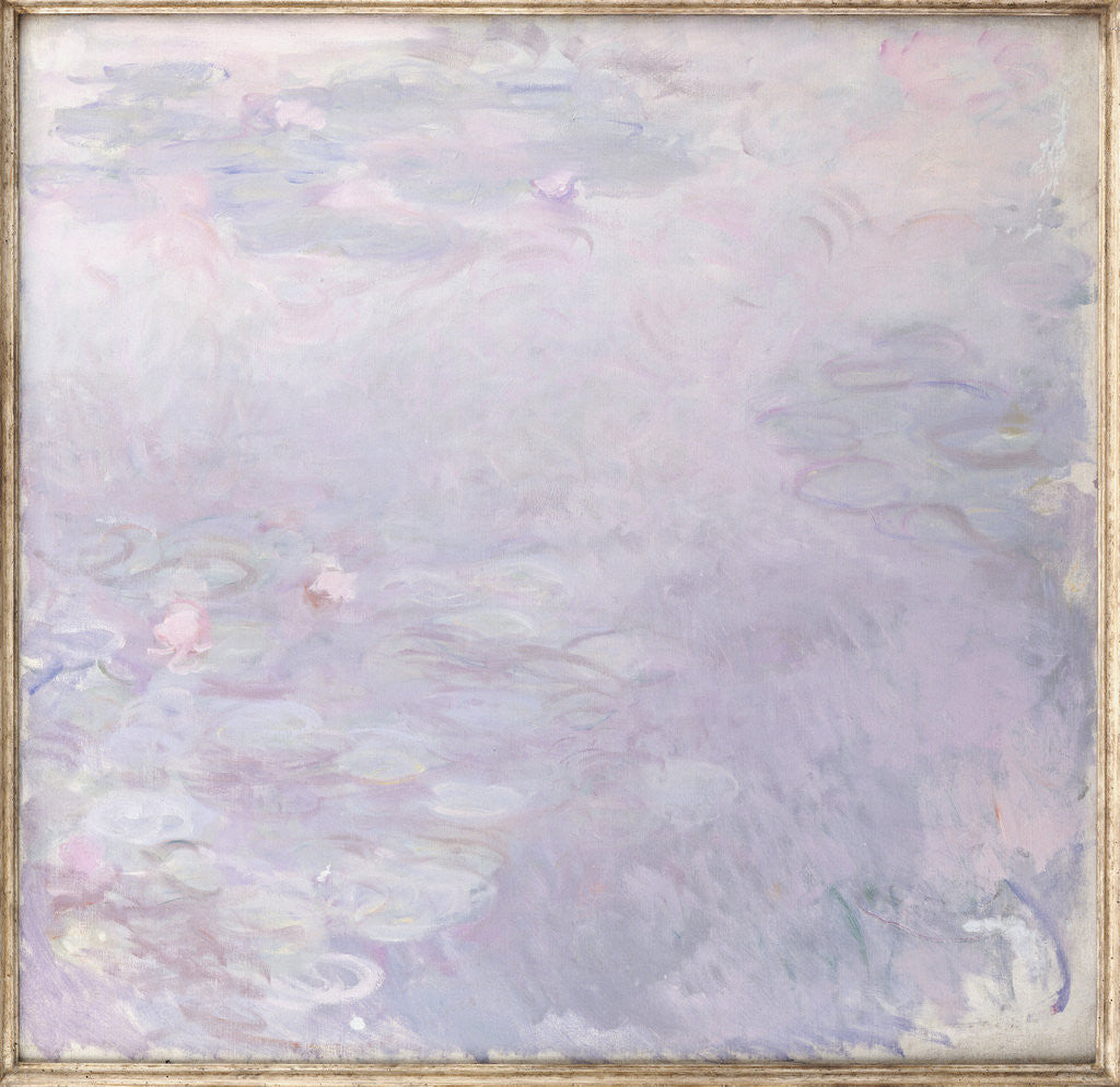 Detail of Pale Water Lilies by Claude Monet
