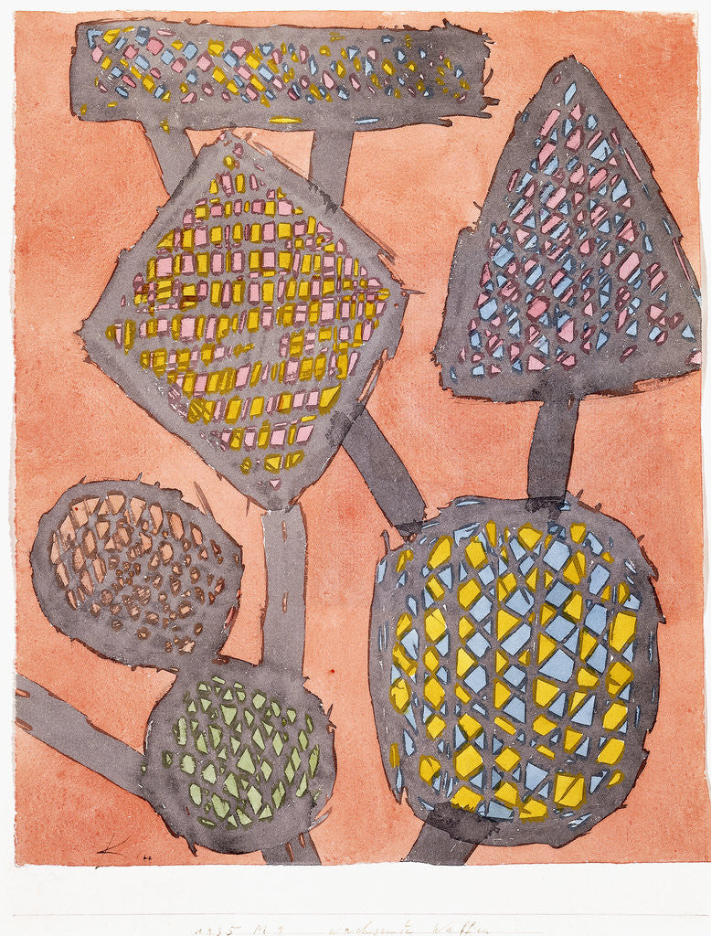 Detail of Growing Weapons by Paul Klee
