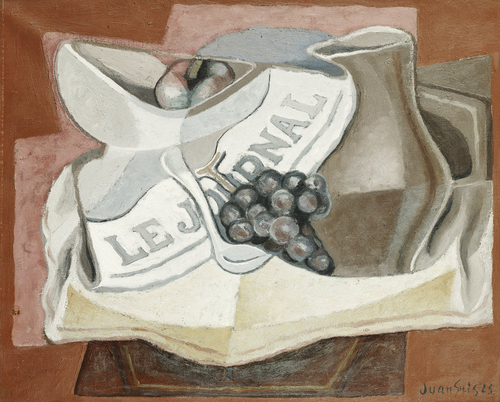 Detail of The Bunch of Grapes by Juan Gris