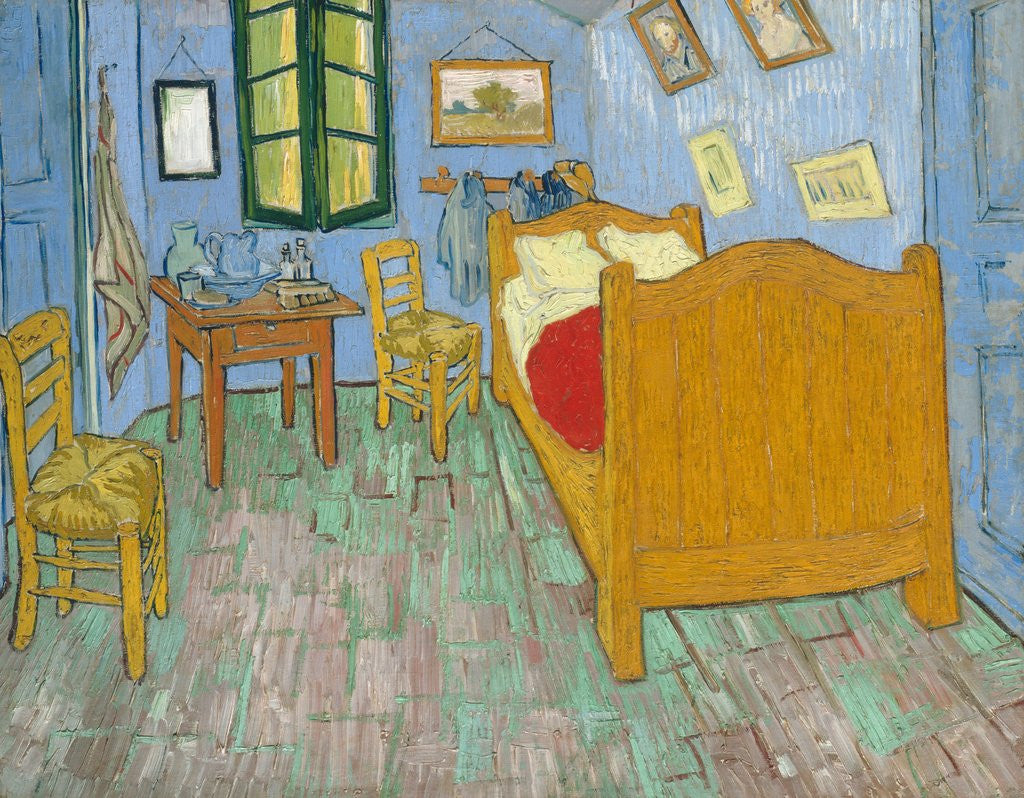 Detail of Bedroom in Arles by Vincent Van Gogh
