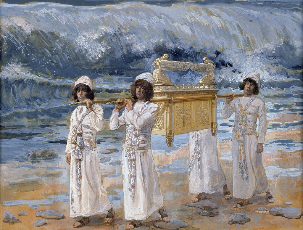 Detail of The Ark of the Covenant Passes Over the Jordan by James Jacques Joseph Tissot