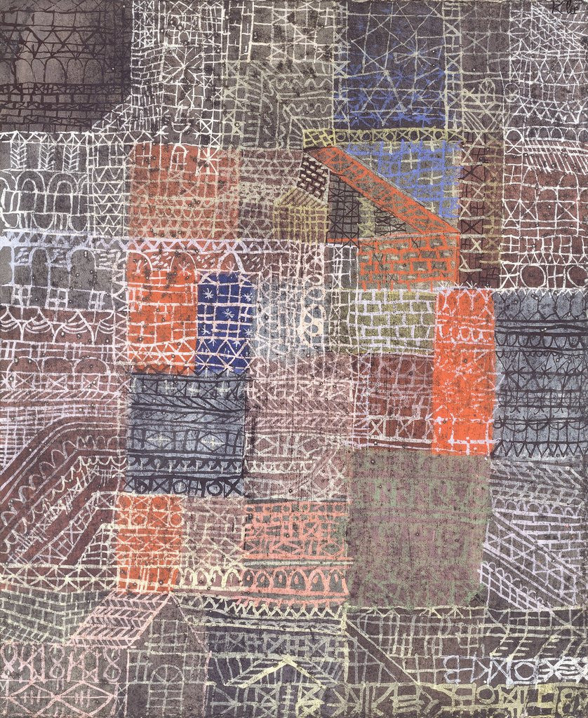 Detail of Structural II by Paul Klee