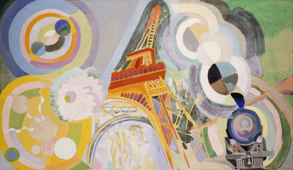 Detail of Air, Fire and Water by Robert Delaunay
