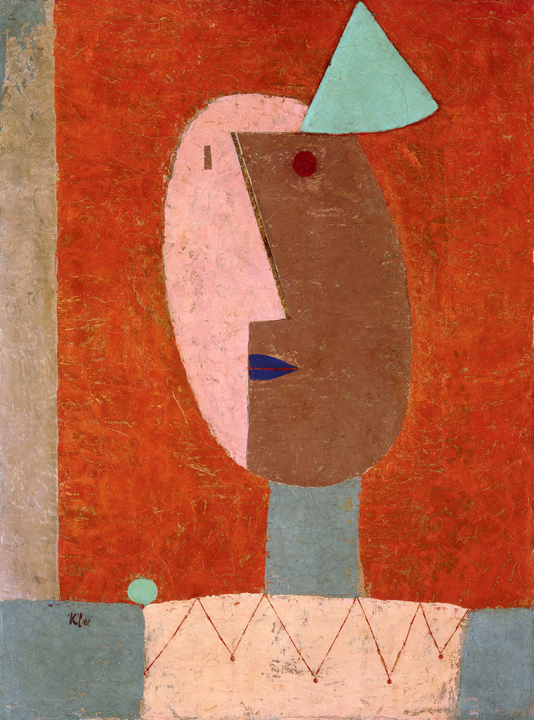 Detail of Clown by Paul Klee