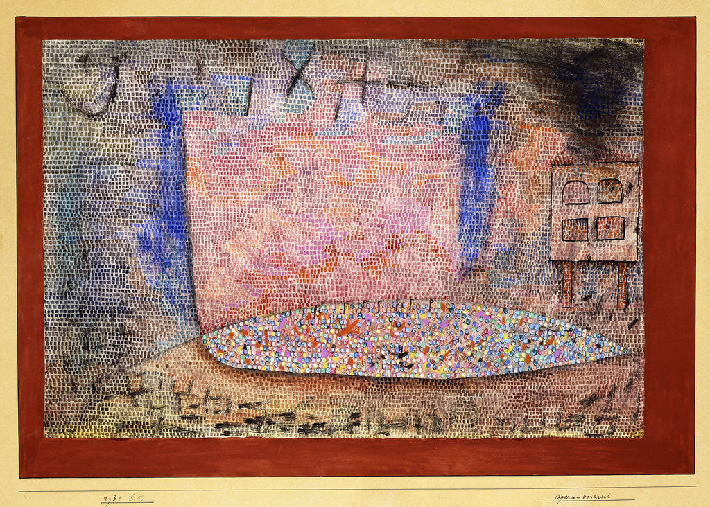Detail of Opera Auditions by Paul Klee
