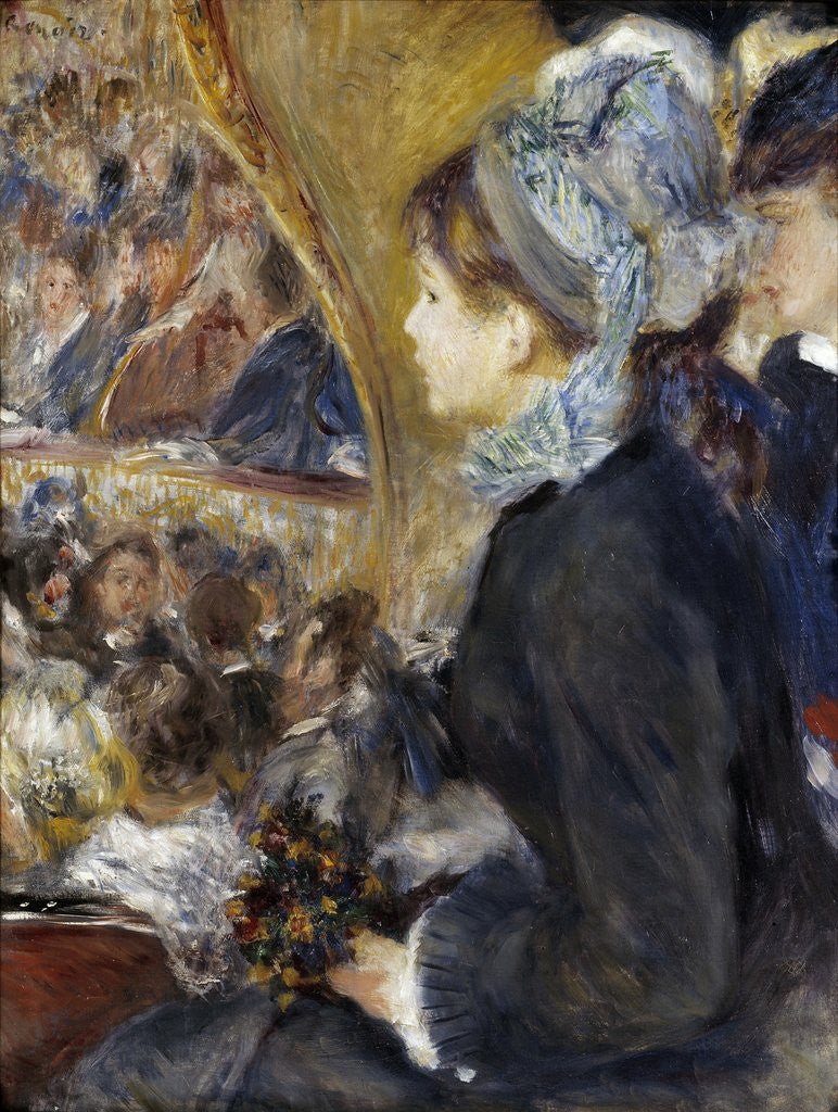 Detail of The First Outing by Pierre-Auguste Renoir