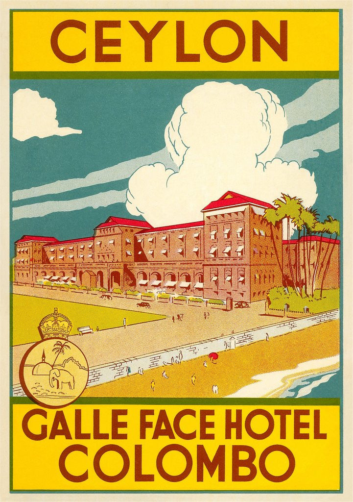 Detail of Galle Face Hotel, Colombo by Corbis