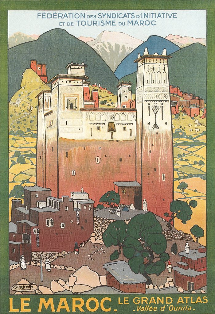 Detail of Morocco Travel Poster by Corbis