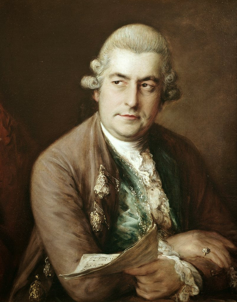 Detail of Portrait of Johann Christian Bach by Thomas Gainsborough