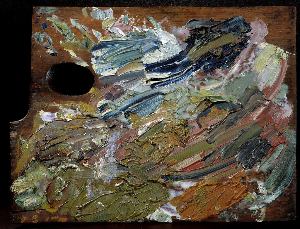 Detail of The palette of Vincent Van Gogh by Corbis