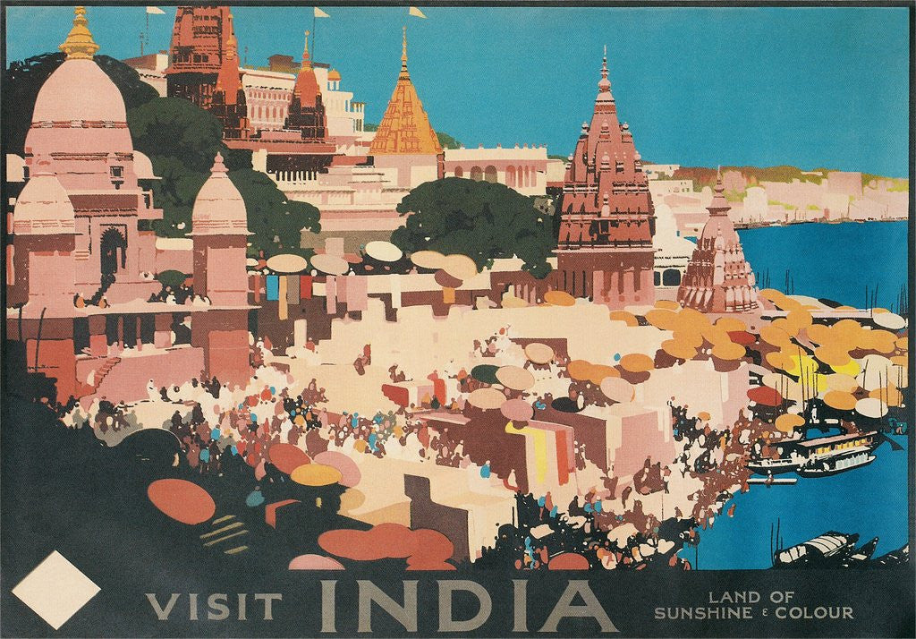 Detail of Travel Poster for India by Corbis