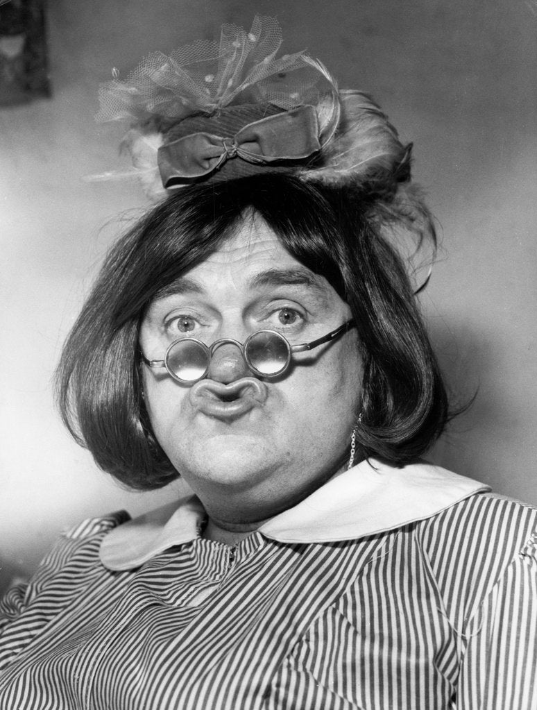 Detail of Comedian Les Dawson by Associated Newspapers