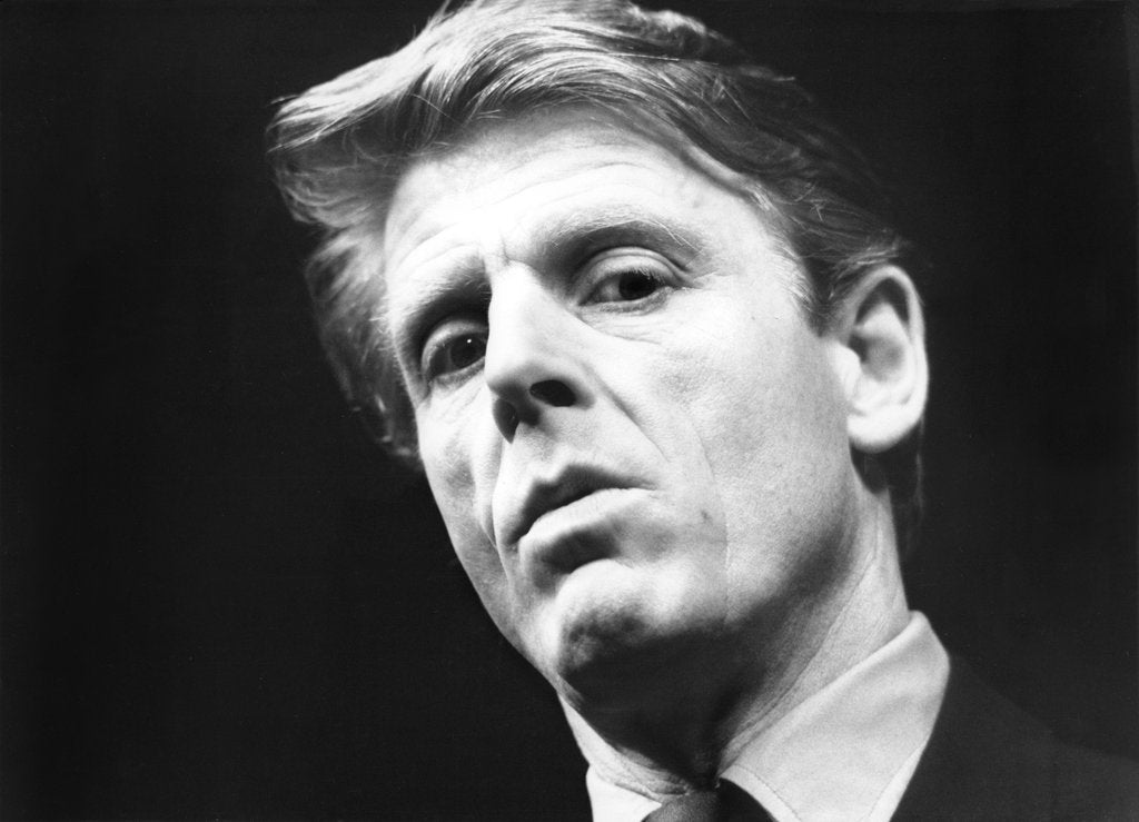 Detail of Edward Fox in classic pose by Associated Newspapers