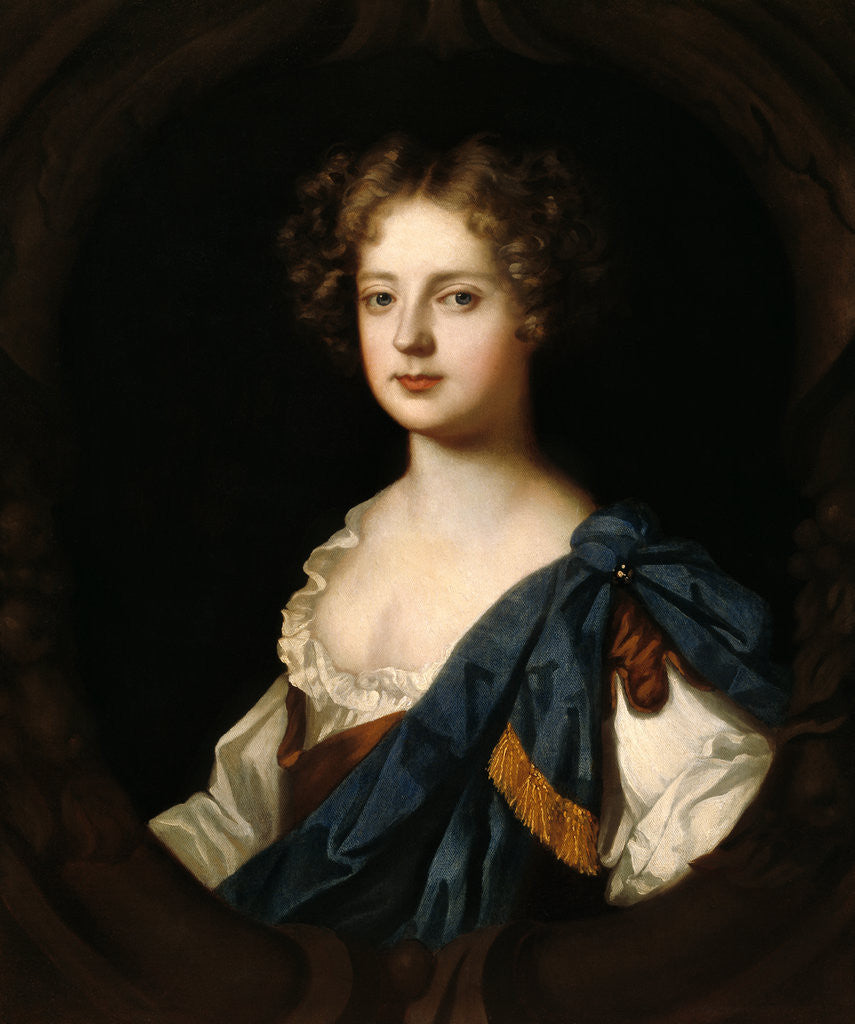 Detail of Portrait of Nell Gwynne by Anonymous