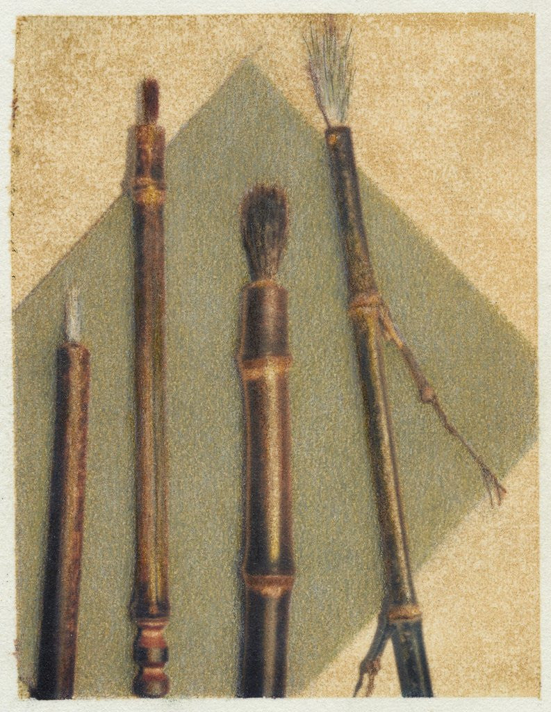 Detail of Japanese Brushes by Jennifer Kennard