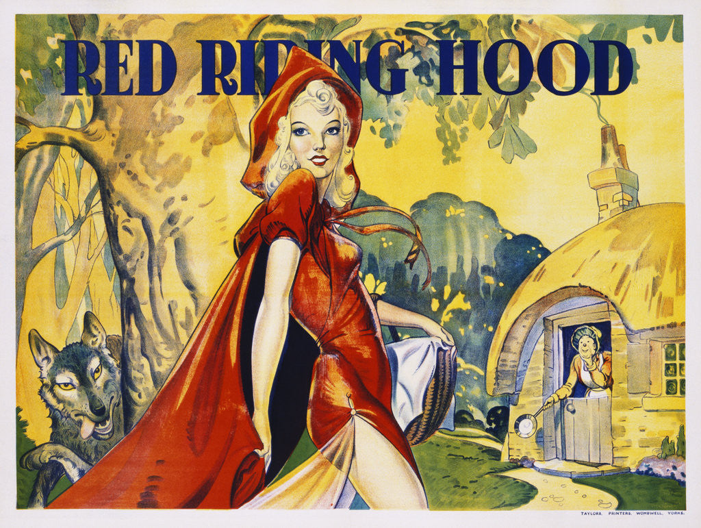 Detail of Red Riding Hood Color Print by Corbis