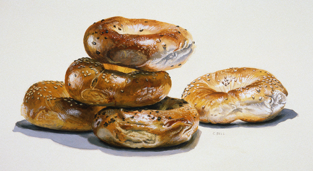 Detail of Bagels by Charles Bell