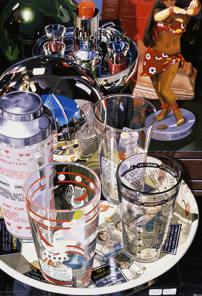 Detail of Drinks All Around by Don Jacot