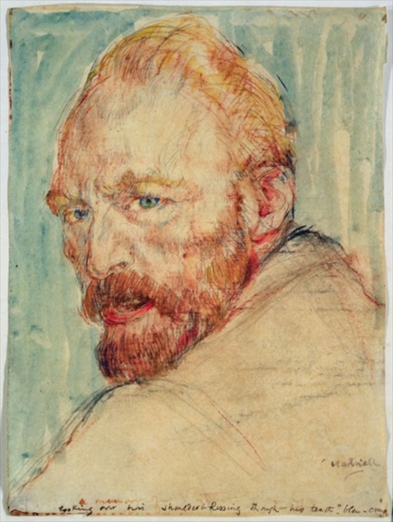 Detail of Portrait of Van Gogh by Lily Blatherwick