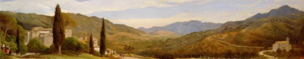 Detail of Panoramic View near Rome by Charles Lock Eastlake