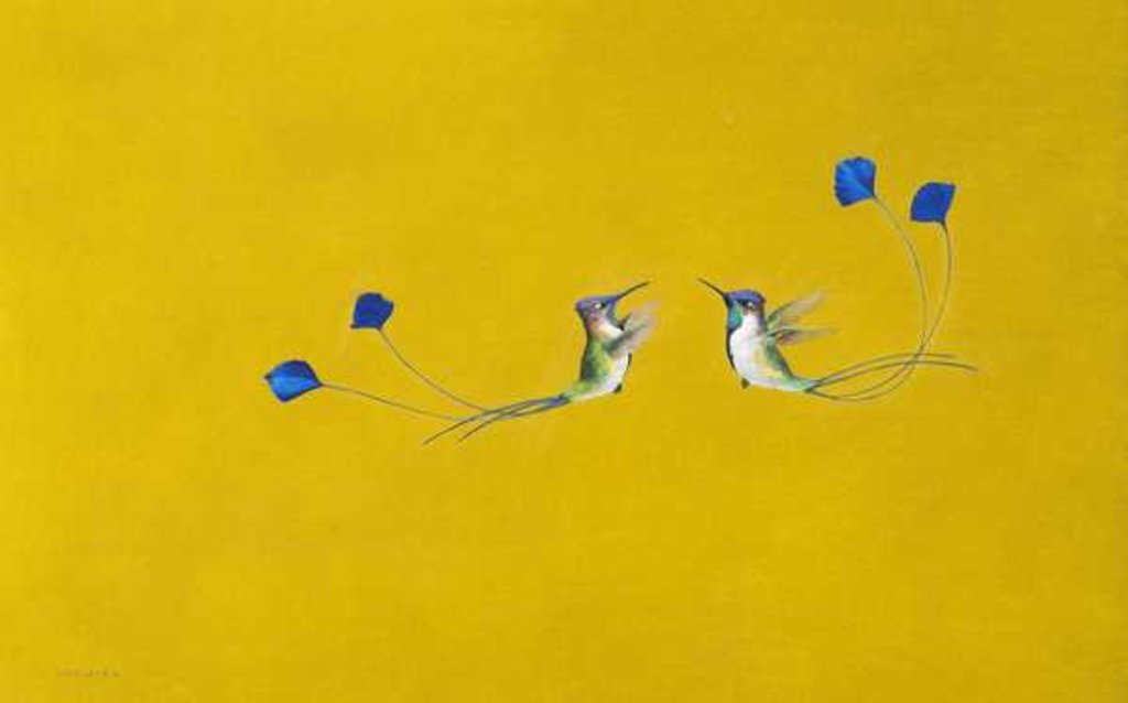 Detail of Hummingbirds by Tim Hayward