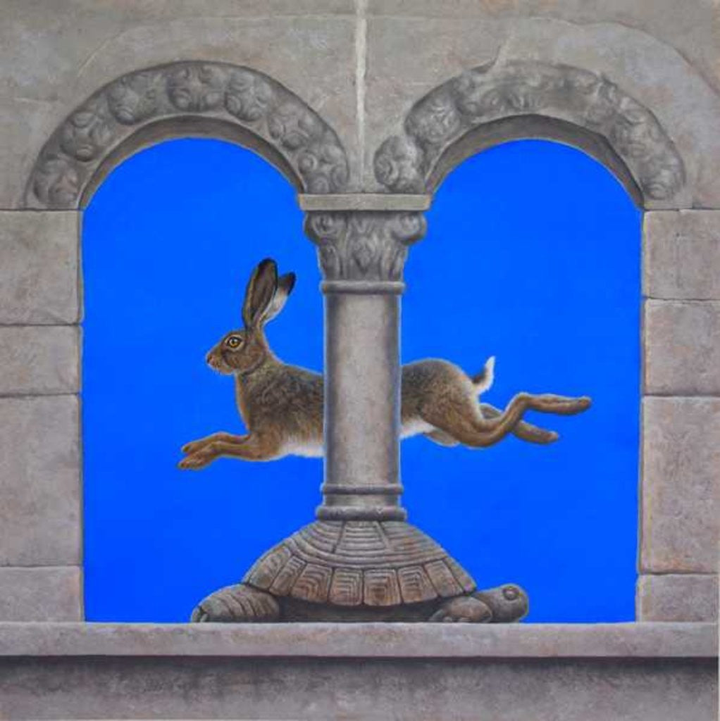 Detail of The Hare and the Tortoise by Tim Hayward