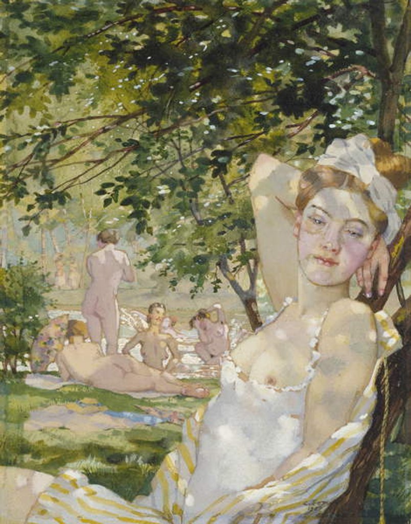 Detail of Bathers in the Sun, 1930 by Konstantin Andreevic Somov