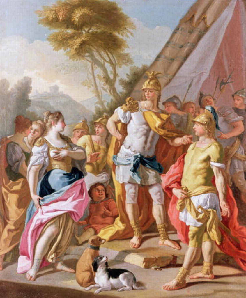 Detail of Classical Scene by Francesco de Mura