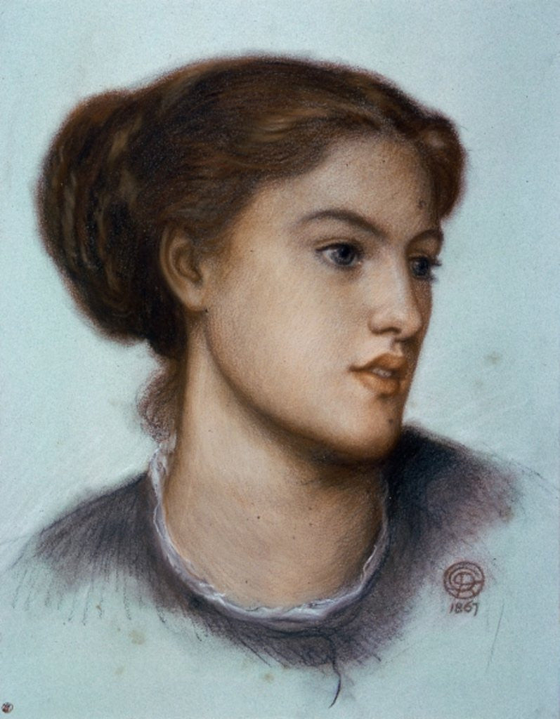 Detail of Ellen Smith by Dante Gabriel Charles Rossetti