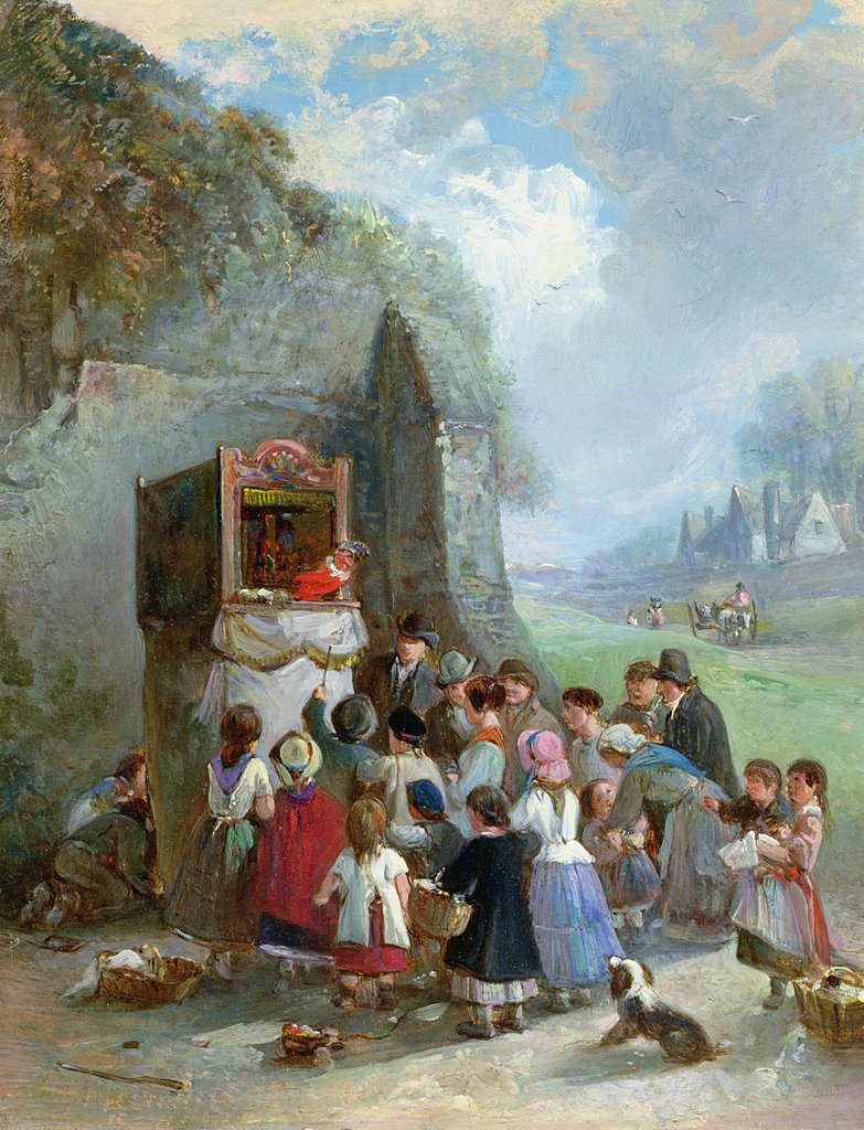 Detail of Punch and Judy by John Anthony Puller