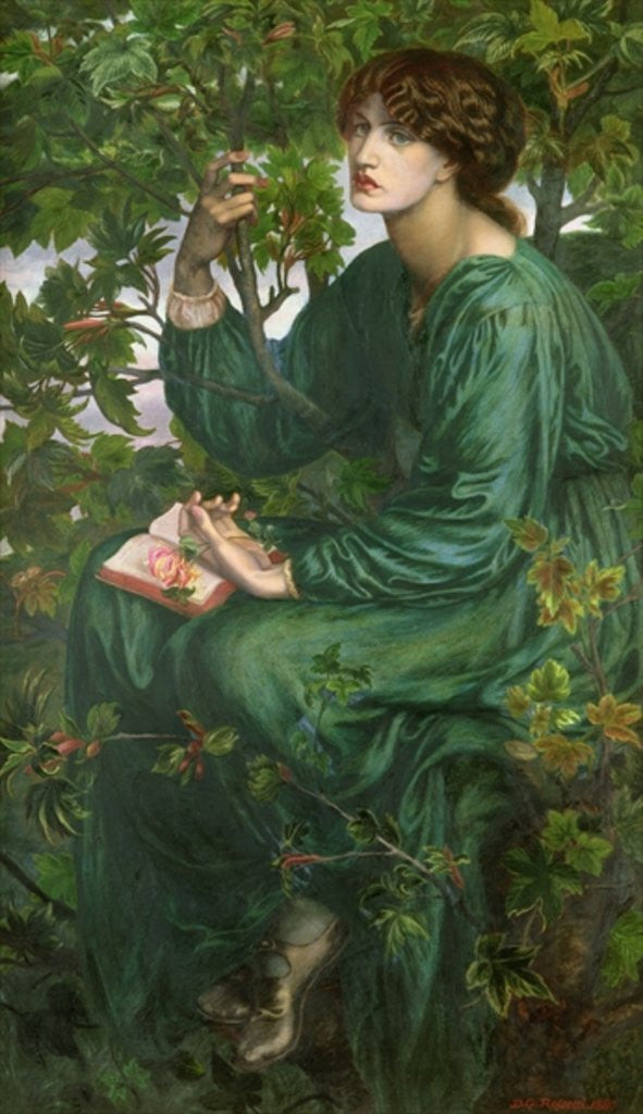 Detail of Day Dream by Dante Gabriel Charles Rossetti