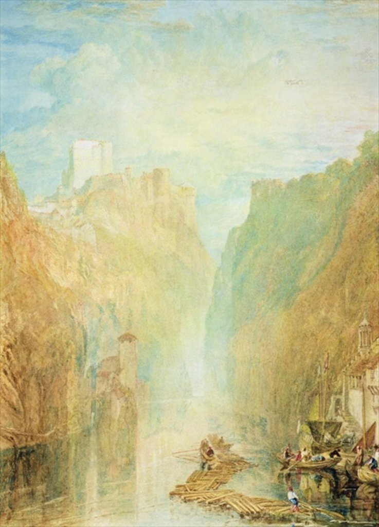 Detail of On the Upper Rhine, c.1820 by Joseph Mallord William Turner