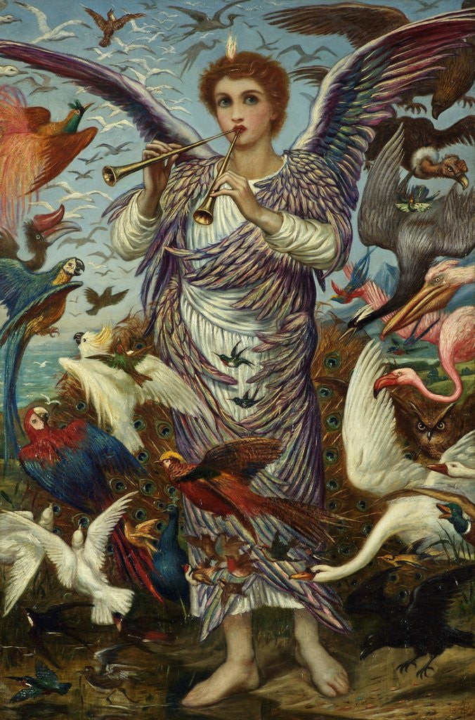 Detail of O All Ye Fowls Of The Air Bless Ye The Lord by Edward A. Fellowes Prynne