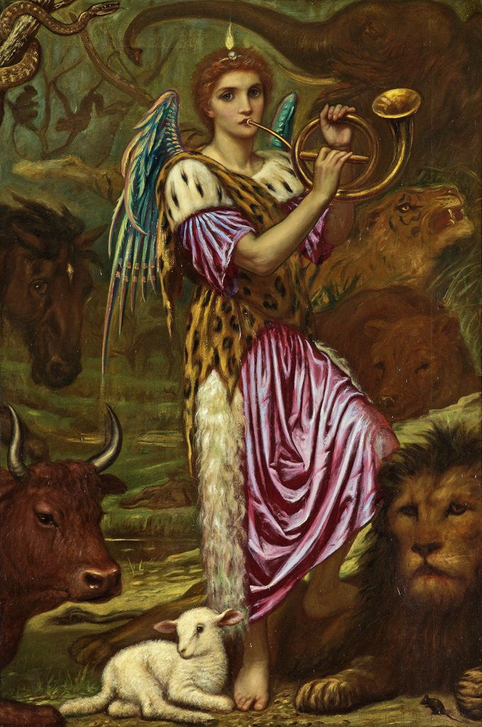 Detail of O All Ye Beasts and Cattle Bless Ye The Lord by Edward A. Fellowes Prynne