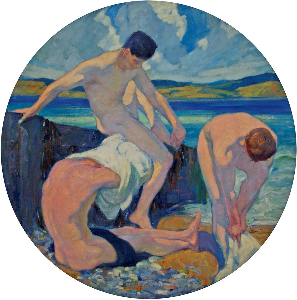 Detail of The Bathers by Alfred Palmer