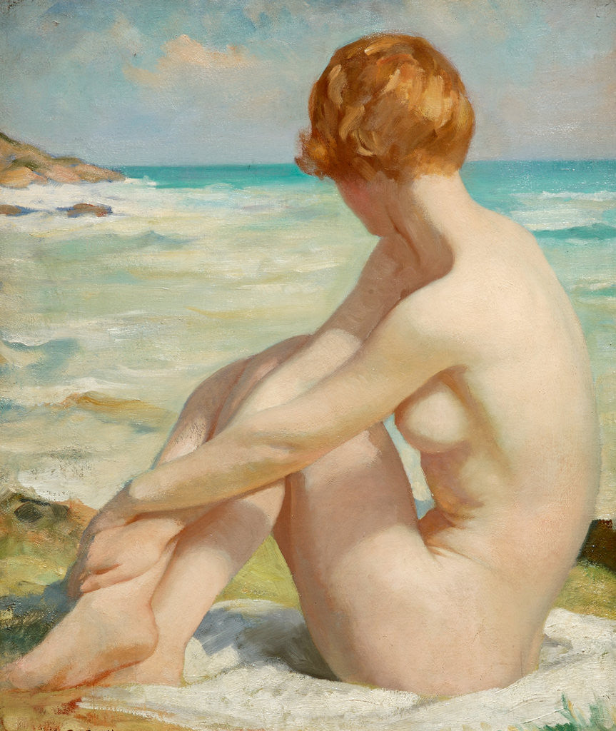 Detail of The Bather by Thomas Martine Ronaldson