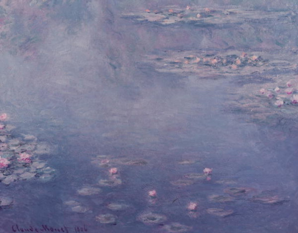 Detail of Nympheas, 1906 by Claude Monet