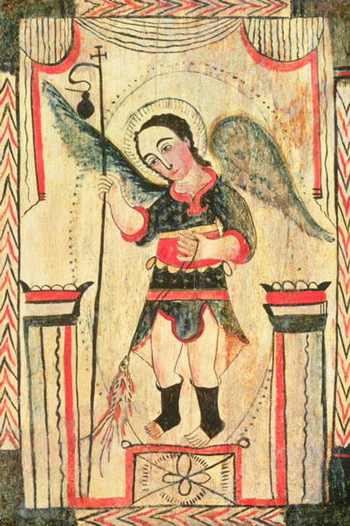 Detail of Archangel Raphael by School American