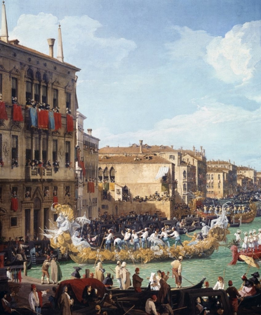Detail of Carnival by Canaletto