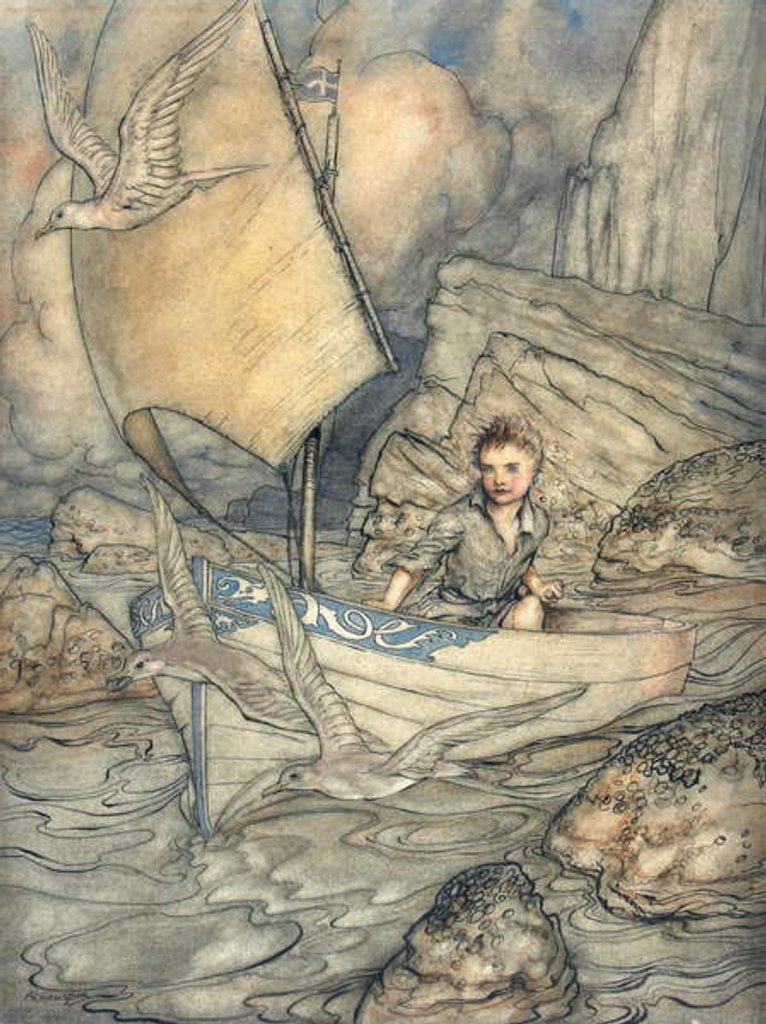 Detail of A Child's Future by Arthur Rackham