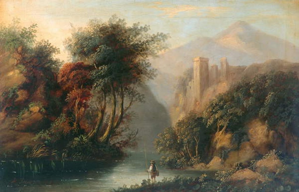 Detail of Landscape by Henry Dawson