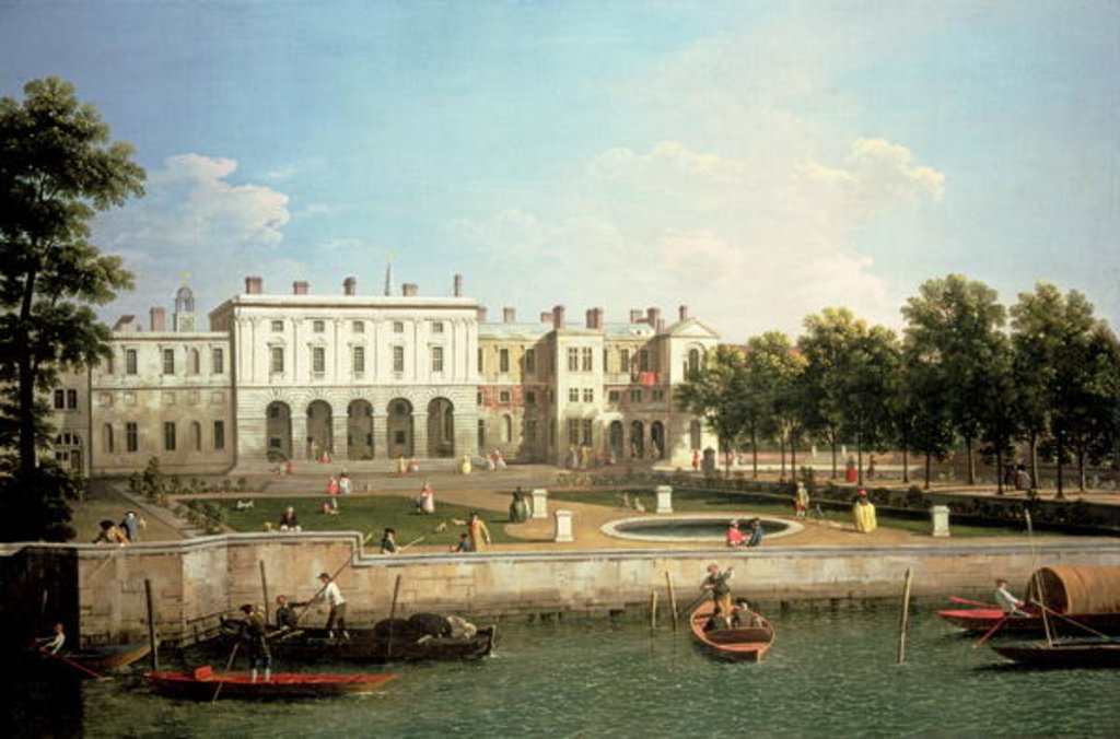 Detail of Old Somerset House from the River Thames, c.1746-50 by Canaletto