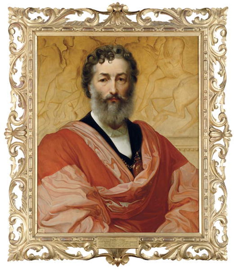 Detail of Portrait of Frederic Leighton by Frederic Leighton