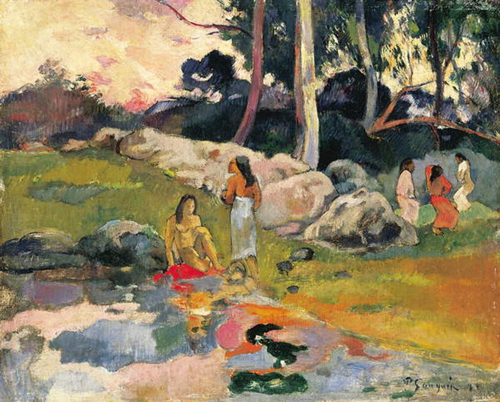 Detail of Women by the Riverside, 1891-93 by Paul Gauguin