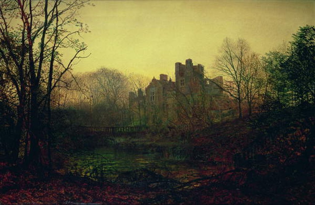 Detail of An October Afterglow, 1871 by John Atkinson Grimshaw