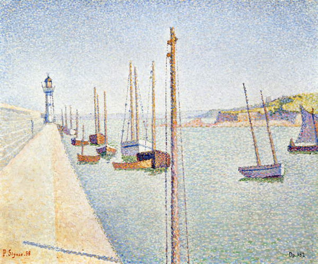 Detail of Portrieux, Brittany, 1888 by Paul Signac