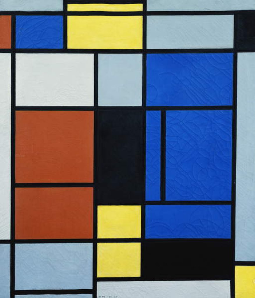 Detail of Tableau No.1, 1925 by Piet Mondrian